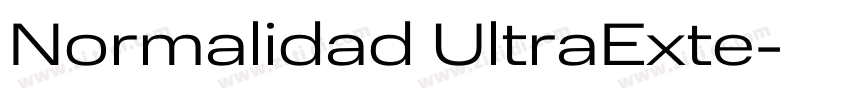 Normalidad UltraExte字体转换 Normalidad UltraExte字体转换